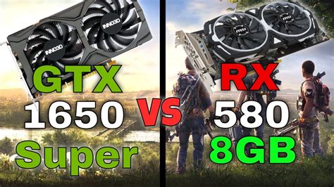 rx 580 vs gtx 1650